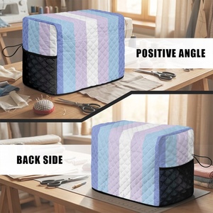 Housse de machine à coudre matelassée personnalisée à thème arc-en-ciel gay, protection anti-poussière pour équipement de couture domestique - Product Image 3