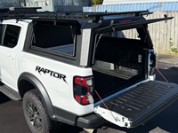 Coque de camping-car pour pick-up 4x4 en aluminium, installation sans perçage, feux stop intégrés, étanche, robuste, durable, personnalisable