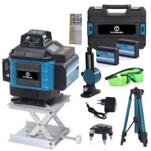 <span class=keywords><strong>Nivel</strong></span> Láser Multifuncional de Haz Verde, Cruz de 16 Líneas, Autonivelante, <span class=keywords><strong>Nivel</strong></span> Láser <span class=keywords><strong>3D</strong></span> de 360 Grados, Herramienta de Máquina - Product Image 3