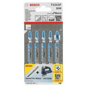 BOSCH - 2608636696 Hoja de sierra de calar T 121 GF ''Velocidad para metal''-EAN 3165140596831 HOJAS Y DISCOS DE CORTE HOJAS DE SIERRA - Product Image 2