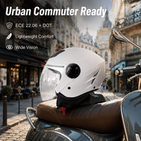 Casques de moto en ABS neufs en gros, certifiés ECE, personnalisés, pour hommes, pour les trajets quotidiens en ville, fabriqués en Chine