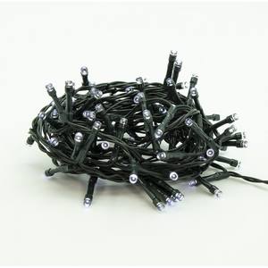 300 luces LED navideñas blancas heladas, alimentadas por batería, 15+0.3 m - Product Image 1