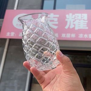 Verre à cocktail créatif Tiki de 480 ml, verre à pied transparent pour bar, verres à boire en forme d'ananas pour jus - Product Image 3