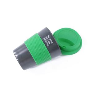 Vasos de Café de Polipropileno Plástico Personalizados Reutilizables Promocionales de 8oz Azul Blanco con Logotipo Personalizado de Proveedor de Fábrica - Product Image 4