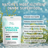 Poudre de spiruline OEM à formule personnalisée, boost d'énergie et santé digestive, spiruline pure, complément végétalien