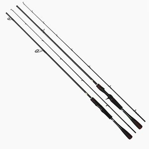 Byloo Weihai-caña <span class=keywords><strong>de</strong></span> <span class=keywords><strong>pescar</strong></span> <span class=keywords><strong>de</strong></span> carbono duro, juego grande, anillos guía, 2 secciones - Product Image 5