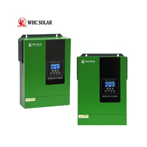 WHC SOLAR reine sinuswelle hochwirksamer MPPT-Hybrid-Wechselrichter dc zu ac Stromwechselrichter 3,5 kw 5,5 kw Betrieb ohne Batterie