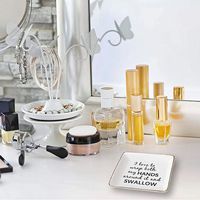 Plateau à bijoux en porcelaine blanche en gros, logo personnalisé, petite coupelle à bibelots, plateau à bagues de luxe peint à la main avec bord doré pour coiffeuse