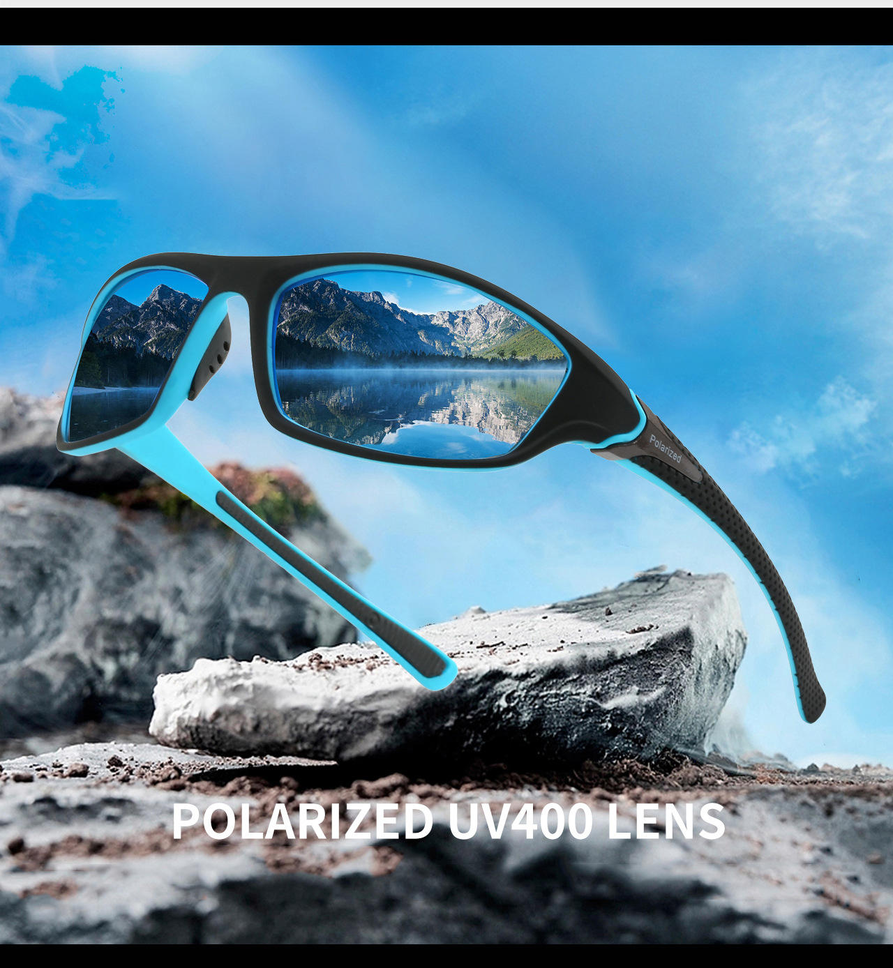 Cheap Price Polarized Sports Sunglasses Men Sunglasses with UV400 protection for Cycling, Fishing and Driving OEM Custom logo