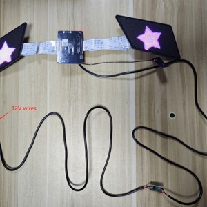 Sanvi New Fashion 5V 12V Diamond Shape LED Devil Eyes Auto Decoration Light Accessories Conversion Kits Auto Parts - Product Image 3