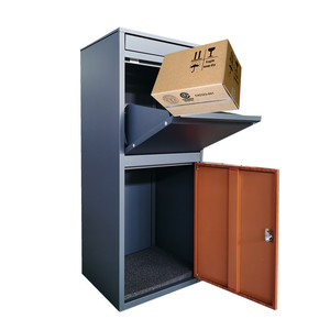 맞춤형 강철 대형 소포 드롭 편지 상자 배달 야외 우편함 야외 소포 배달 드롭 상자 - Product Image 2