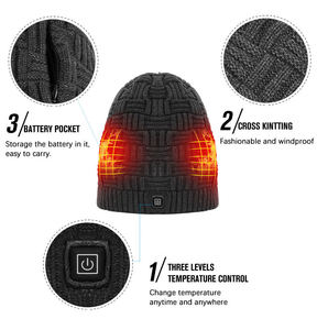 <span class=keywords><strong>Bonnet</strong></span> chauffant d'hiver, chapeau chaud pour l'extérieur, idéal comme cadeau de Noël - Product Image 4