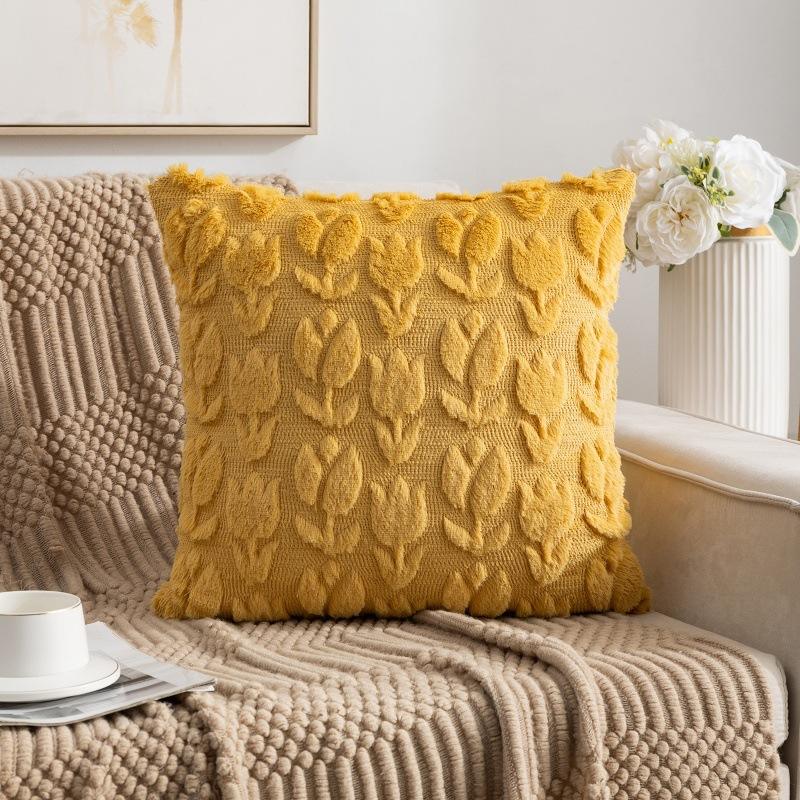 Yellow-pillow cover