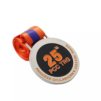 Récompense des articles les plus vendus Médaille de marathon 3D Conception de ruban sportif Médaille en alliage de zinc