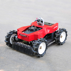Tondeuse à gazon industrielle télécommandée portable à prix abordable, machine à désherber tout-terrain sur chenilles, robot durable pour la vente en gros - Product Image 6
