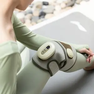 2024 New Perfect Luxury Gift Set Box Electric Led Adjustable Thermal Heated Leg Knee Brace Massager Machine 3000mAh Massage