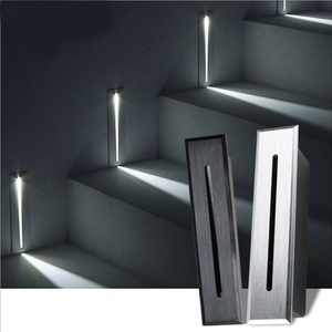 <span class=keywords><strong>Applique</strong></span> <span class=keywords><strong>murale</strong></span> Led encastrée, en aluminium, de luxe, 3W, modèle moderne, éclairage <span class=keywords><strong>d</strong></span>'<span class=keywords><strong>angle</strong></span>, pour escaliers, lampe de marche ou <span class=keywords><strong>d</strong></span>'intérieur, IP20 - Product Image 4