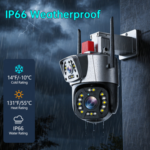 מצלמת אבטחה 10MP עם עדשה כפולה, ראיית לילה, 4G/WIFI, PTZ, מצלמת IP חוטית לחיבור, לבית, לחווה ולמחסן - Product Image 6