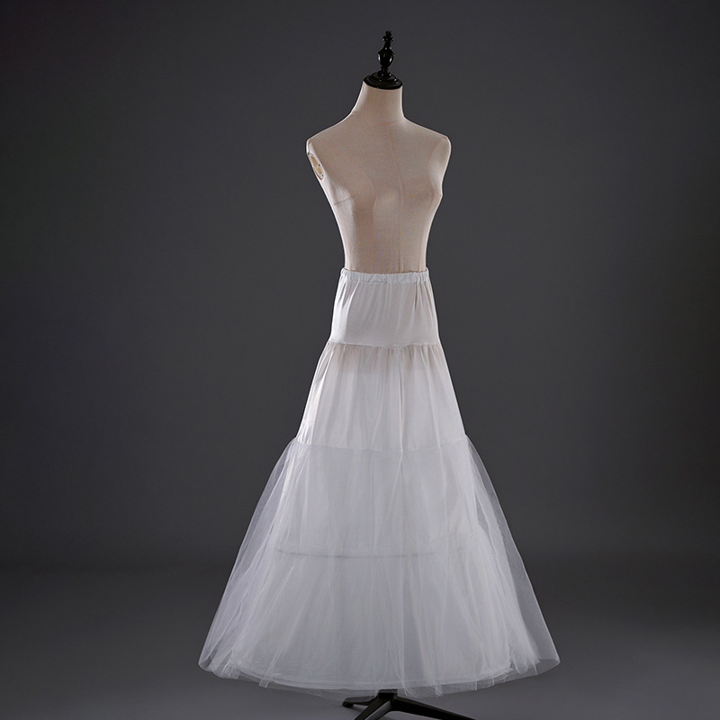 Bridal Fluffy Petticoat Wedding Dress Skirt A-line Long Double Steel Ring Adjustable Girdle Bride Dress Bustle Bridal Fluffy Petticoat Wedding Dress Skirt A-line Long Double Steel Ring Adjustable Girdle Bride Dress Bustle