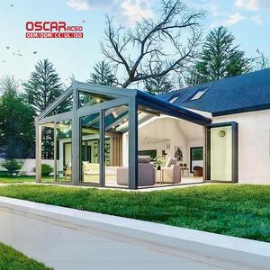 Cerramientos Corredizos de Aluminio y Vidrio para Exteriores, Eficientes Energéticamente y Modernos, para Terrazas de Villas en Regiones Europeas, Tipo Solárium - Product Image 1