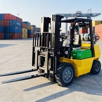 Chariots élévateurs à double alimentation GPL et essence de haute qualité, levée de 3m à 9m pour la logistique d'entrepôt et la manutention en usine