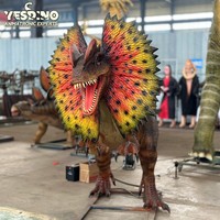 Gerçek Boyutta Çelikten Yapılmış Eğlence Parkı Dinozoru Gerçekçi Animatronik Robot, Tema Parkları ve Alışveriş Merkezleri Sergi Projeleri İçin