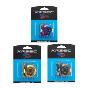 OEM/ODM KRSEC 1-1/8 "MTB-Headset-Schrauben Obere Kappe Abdeckung Aluminium legierung Mountain Road Fahrräder Schüssel Fahrrad Vorbau kappe Zubehör - Product Image 5