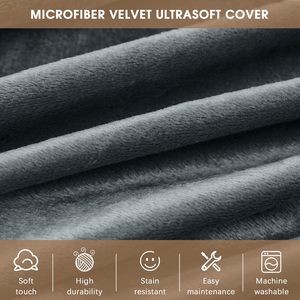2025 diseño moderno de espuma viscoelástica comprimida <span class=keywords><strong>barato</strong></span> suave terciopelo negro gigante adulto PUF silla cubierta sofás con <span class=keywords><strong>relleno</strong></span> - Product Image 6