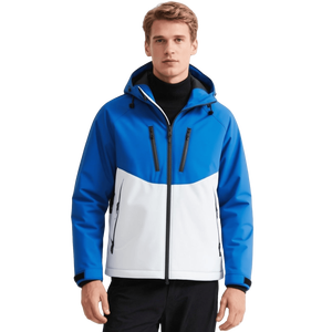 Chaqueta de invierno Softshell impermeable para hombre <span class=keywords><strong>con</strong></span> <span class=keywords><strong>capucha</strong></span> de lana para deportes al aire libre rompevientos <span class=keywords><strong>con</strong></span> <span class=keywords><strong>capucha</strong></span> para senderismo - Product Image 3