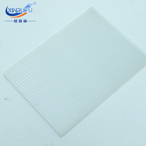 XINRUIFU Pc Hollow Polycarbonate Sheet 4mm 20mm Custom Size Transparent Honeycomb For Greenhouse Sunroom Parking Garage - Product Image 2