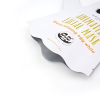 Sacs en aluminium imprimés sur mesure pour masques faciaux, sérums, crèmes, cosmétiques, emballages de produits de soin de la peau, pochettes avec logo