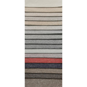 Vente en gros 100 polyester aspect lin tissu lin comme canapé tissu lin coupon tissu - Product Image 2