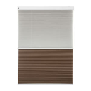Honeycomb Blinds Hexagon Sunshade Sliding <strong>Door</strong> Cordless Honeycomb Blind Window Double Motor Control Top Down Bottom up - Product Image 6