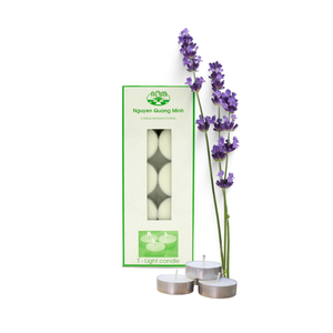 ชุดเทียนทีไลท์แบบไม่มีกลิ่นพื้นฐานจำนวน10ชิ้นชุดเทียนหอมแบบไม่ใช้ขี้ผึ้งปาล์มใช้ตกแต่งบ้านจัดส่งเร็ววันปีใหม่เวียดนาม - Product Image 5