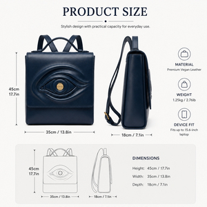 Mochila Multifuncional Unisex para Portátil, de Cuero PU, Ligera, para Viajes de Negocios y Uso Diario - Product Image 5