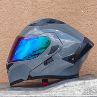 Casque de moto rétro personnalisable en ABS pour hommes et femmes, intégral, certifié DOT et CCC, double visière, taille XL, universel, toutes saisons