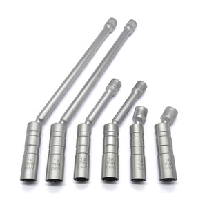 Llave de bujías giratoria de extensión de 14 mm y 16 mm, herramienta de extracción de bujías magnética de pared delgada de 12 puntos con accionamiento de 3/8 pulgadas para BMW MINI R55 R56 - Product Image 1