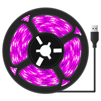 Bandes lumineuses LED USB à haut PAR pour la croissance des plantes, étanches IP65 avec télécommande pour jardins intérieurs