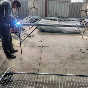 Giá Rẻ Nhà Máy Giá Có Thể Tái Chế Cao Su Chân Au Úc Hàng Rào Tạm Thời Heras Dây Hàn Hàng Rào Di Động - Product Image 4