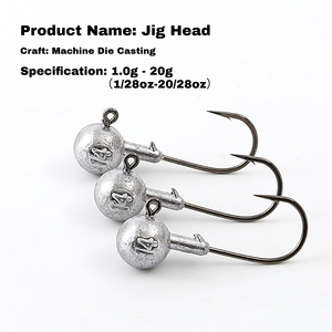 Anzuelos para Pesca en Agua Salada, Anzuelos Jig Head con Plomo, 1g 2g 3.5g 5g 7g 10g 12g 14g 20g - Product Image 2