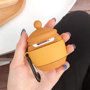 Coque antichoc en silicone 3D drôle de dessin animé Honey <span class=keywords><strong>Pot</strong></span> Cover pour Airpods 1/2/Pro - Product Image 2