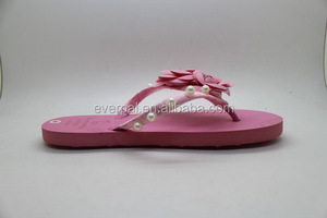 <strong>Ladies</strong> Fancy Flat Chappla Pearl Embellished Light Weight Cushioning Fashion Trend Summer Spring <strong>Flip</strong> <strong>Flops</strong> - Product Image 4
