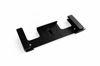 Fabrication sur mesure de tôles métalliques OEM, découpe laser, pliage, support métallique noir avec revêtement en poudre
