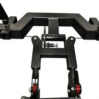 Machine Smith avec bras de traction pour la musculation assise, idéale pour la salle de sport à domicile, entraînement complet du corps, option de personnalisation du logo