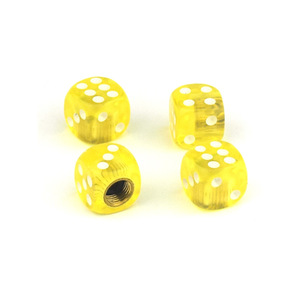 Tapón de válvula Dice de 14 mm, colorido, de goma, para neumáticos sin cámara, para coche, motocicleta, tamaño americano, general - Product Image 3