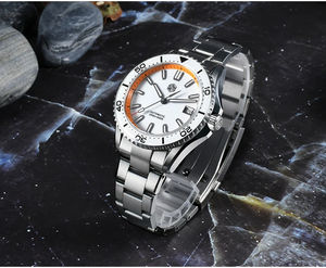 Reloj Automático para Hombre <span class=keywords><strong>San</strong></span> <span class=keywords><strong>Martin</strong></span> SN0129D, Reloj de Pulsera Mecánico de 39 mm, Resistente al Agua 20 ATM, Esfera de Esmalte, Bisel de Zafiro Totalmente Luminoso, NH35 - Product Image 3