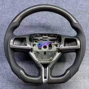 Volante Deportivo Personalizable de Fibra de Carbono con Base Plana para <span class=keywords><strong>Maserati</strong></span> <span class=keywords><strong>Levante</strong></span> Ghibli Quattroporte GT Exclusive - Product Image 3