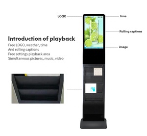 21.5 pollici Android LCD piano in piedi digital signage catalogo scaffale totem con connessione wifi per <span class=keywords><strong>la</strong></span> <span class=keywords><strong>casa</strong></span> di caffè - Product Image 5
