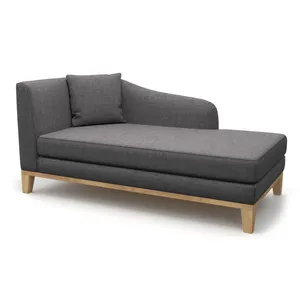 도매 큰 소파 침대 현대 정액 소파 침대 1 Seater 단단한 나무 삼각 거실 가구 소파 Daybed