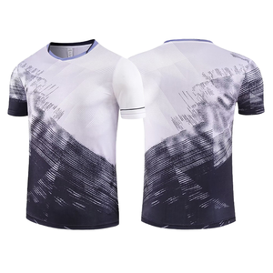 Conjunto de 2 piezas para correr y Gimnasio Deportivo de verano para hombre, camisetas transpirables de manga corta, pantalones cortos con patrón estampado, entrenamiento de cuello redondo - Product Image 1